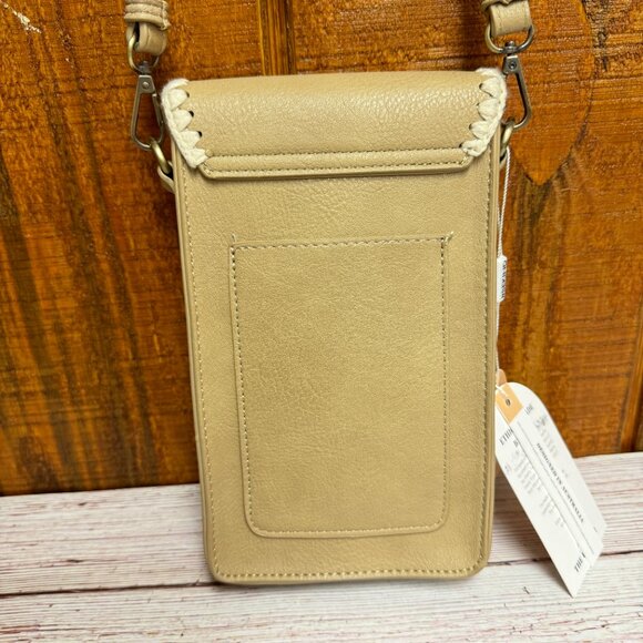 URBAN ORIGINALS Love Fest Crochet Crossbody - Taupe - Picture 2 of 4